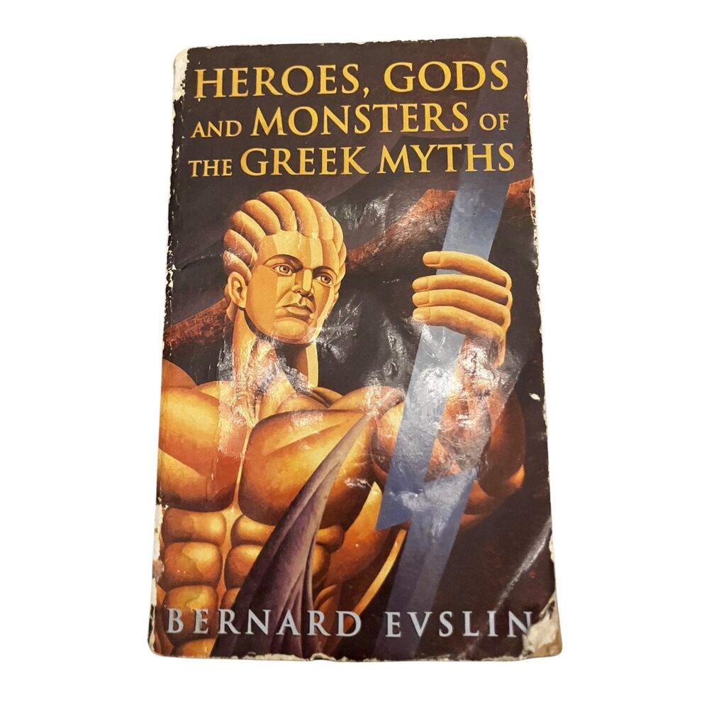 Heroes Gods Monsters Greek Myths Bernard Evslin Vintage Paperback Book